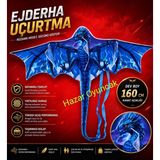 Hepsilazım Dragon Oyuncak Uçurtma Büyük Ejderha Alev Desenli 1.55 x 1.82 cm Kolay Uçan Eğlenceli Tasarım