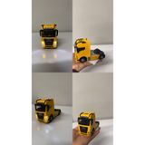 Hepsilazım MAN Oyuncak Tır Taşıyıcı, Diecast Model, 12cm, Sarı, Işıklı Tasarım, Koleksiyon