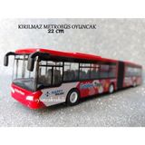 Hepsilazım Otobüs Körüklü Oyuncak 22CM Yolcu Otobüsü Kırılmaz Metrobüs