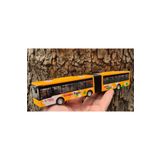 Hepsilazım Otobüs Oyuncak Körüklü Şehir Yolcu Otobüsü Metrobüs Sarı 22 Cm Çek Bırak