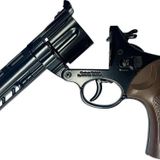 Hepsilazım Oyuncak 25 Cm Metal Kapsül Mantar Ses Çıkaran Kovboy Magnum Toplu Tabanca Çat Pat Demir Silah