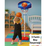 Hepsilazım Oyuncak Çocuk Basketbol Potası Yükseklik Ayarlanabilir Kutulu Ayaklı Basket Eğitim Potası