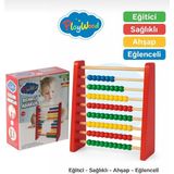 Hepsilazım Renkli Abaküs Eğitici Sağlıklı Eğlenceli - Çok Renkli