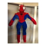 Hepsilazım Uyku Oyun Arkadaşı Peluş Oyuncak Örümcek Adam, 70cm, Kırmızı-Mavi