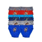 Hepsine Rakip 12LI Erkek Çocuk Desenli Slip Külot Pamuklu Kaliteli Renkli - 7 - 8 Yaş - Karışık