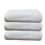Hepsine Rakip 3 lü Paket Boya Tutmayan Mikrofiber El Yüz Spor Kuaför Havlusu 50X90 Cm Beyaz