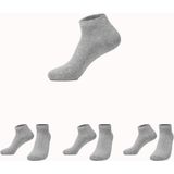 Hepsine Rakip 3lü Erkek Kısa Patik Çorap Penye Pamuklu Ekonomik Spor Çorabı - 40 - 44 - Gri