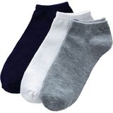 Hepsine Rakip 3lü Unisex Kısa Patik Çorap Ekonomik Pamuklu Spor Çorabı - Karışık - Standart