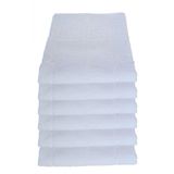 Hepsine Rakip 50x70 cm 6'lı Pamuklu Ayak İzli Banyo Paspas Ayak Havlusu