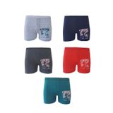 Hepsine Rakip 5li Erkek Çocuk Boxer Renkli Desenli Eğlenceli Rahat