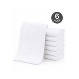 Hepsine Rakip 6 lı Ayak İzli Banyo Ayak Havlusu Seti %100 Pamuklu 50x70 Cm