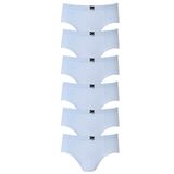 Hepsine Rakip 6lı Erkek Çocuk Slip Külot Pamuklu Rahat Beyaz Klasik Model Beyaz 9-10 yaş