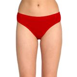 Hepsine Rakip 6lı Kadın %100 Pamuklu Bikini Külot Iç Çamaşırı - Standart - Kırmızı