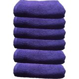 Hepsine Rakip 6'lı Paket Boya Tutmayan Mikrofiber El Yüz Havlusu 50 x 90 cm - Mor