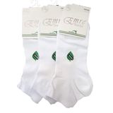 Hepsine Rakip Emre Erkek Bambu Kısa Patik Çorap 6 Lı Paket Beyaz Standart