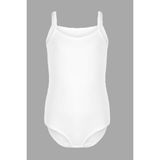 Hepsine Rakip Kız Çocuk Ip Askılı Kancalı Body Pamuklu Rahat Esnek 9-14 Yaş - Beyaz - 13 - 14 Yaş