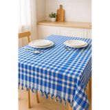 Hepsine Rakip Yer Sofra Bezi Piknik Masa Örtüsü Saçaklı 170x170 Cm Pötikare
