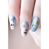 Hepta Collection Artikel Mevsimler Tırnak Dövmesi, Tırnak Tattoo, Nail Art, Tırnak Sticker
