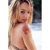 Hepta Collection Artikel Pembe Açan Çiçek Geçici Dövme,geçici Tattoo,vücut Dövme,kol Bilek Dövme,boyun Dövme,sırt Döv