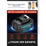 Hepta Collection Assur Bn5 Dawreek Haktaş Tüm Akülü Modellere Uyumlu Şarjlı Matkap Avuç Taşlama Yedek Batarya 10 Pili