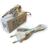 Hepta Collection Beyaz - Dve 12V 5A 60W 12 Volt 5 Amper Şerit Dvr Cihaz Adaptör Besleme 2 Metre Kablolu