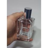 Hepta Collection Cam Yeniden Doldurulabilir Sprey Kolonya Parfüm Şişesi 100 ml Boş Şişe Gümüş Renk Kapaklı, PRFM-0027
