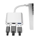 Hepta Collection Daytona CF01 Macbook Uyumlu 4K Full Hd 1080P Type C To 3 Portlu HDMI - USB 3.0 - Pd Çevirici Hub Ada - Standart - Çok Renkli