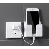 Hepta Collection Figiza® Duvara Yapışan Telefon ve Kumanda Standı – Çok Amaçlı Plastik Şarj Istasyonu, Kolay Kuruluml - Standart