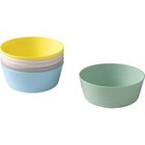 Hepta Collection Ikea 204.613.78 6'lı Paket Plastik Kase Tabağı Çok Renkli - Standart