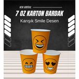 Hepta Collection Maycup 7 Oz Karton Bardak 1000 Adet Karışık Desen - Standart