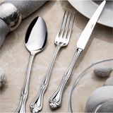 Hepta Collection Nehir Lalezar Sade 12 Kişilik 72 Parça Kutulu Çatal Kaşık Bıçak Takımı
