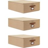 Hepta Collection Ocean Home Textile 3'lü Orta Boy Jüt Destekli Hurç Set 45 x 55 x 18 cm - Standart