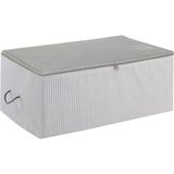 Hepta Collection Ocean Home Textile Orta Boy Gri Çizgili Stuff & Things Hurç 52 x 28 x 21 cm - Standart