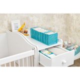 Hepta Collection Pazar Kapısı Baby Akordiyon Çekmece Düzenleyici (Medium, Mavi) - Çok Renkli