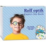 Hepta Collection Roll Optik 100'LÜ Kapatıcı Göz Bandı, Göz Pedi, Erkek (131009)