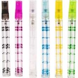 Hepta Collection Roseroi Cam Cep Parfüm Şişesi Hediyelik 10 ml Boş Karışık Renkli Şişe (6 Adet)