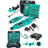Hepta Collection Steiner Alman 400 Watt 352 Parça 6 Kademe Devir Ayarlı Hobi Gravür Seti Mini Taşlama