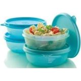 Hepta Collection Tupperware Tuppperware Şeker Kaplar 4'lü Set Yeşil Renk