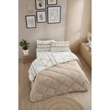 Hepta Collection Veluna Çift Kişilik Wellsoft Yorgan Uyku Seti Lastikli Çarşaf+Yastık Kılıflı Çift Kişilik Uyku Seti - Çok Renkli - Standart