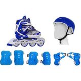 Hepta Collection Xslide Inline Paten Set, Mavi - Çok Renkli