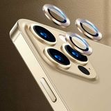 Heptek İletişim Apple iPhone 12 Pro Max Kamera Lens Koruyucu Renkli Tasarım Kolay Takma Aparatlı (Cl-07) - Gold