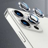 Heptek İletişim Apple iPhone 12 Pro Max Kamera Lens Koruyucu Renkli Tasarım Kolay Takma Aparatlı (Cl-07) - Gümüş