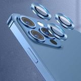 Heptek İletişim Apple iPhone 12 Pro Max Kamera Lens Koruyucu Renkli Tasarım Kolay Takma Aparatlı (Cl-07) - Mavi