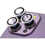 Heptek İletişim Apple iPhone 15 Pro Safir Kamera Lens Koruyucu (Kolay Takma Aparatlı) Cl-12 - Gümüş