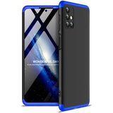 Heptek İletişim Samsung Galaxy M31S Kılıf 360 Tam Koruma Ön ve Arka Sert Mika Kapak Orjinal Ays Gkk Kapak - Siyah - Mavi