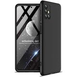 Heptek İletişim Samsung Galaxy M31S Kılıf 360 Tam Koruma Ön ve Arka Sert Mika Kapak Orjinal Ays Gkk Kapak - Siyah