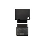 HEPTEKİLETİŞİM Apple iPad Air 11 2024 ile Uyumlu Bluetooth Bağlantılı Standlı Klavyeli Tablet Kılıfı, Siyah