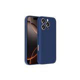 HEPTEKİLETİŞİM Apple iPhone 16 Pro Max ile Uyumlu Kılıf, Kamera Korumalı, Kartlık Hazneli, Mavi