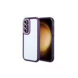 Heptekiletişim Galaxy S23 Fe Kılıf Kamera Korumalı Renkli Kenar Ve Çerçeve Tasarımlı Hptk Vitamin Kapak-Derin Mor