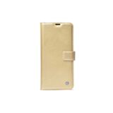 HEPTEKİLETİŞİM General Mobile 20 ile Uyumlu Kapaklı Cüzdan Kılıf, PU Deri, Standlı, Kartlıklı, Gold